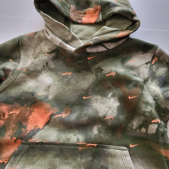 Nike Futura boys fleece hoodie Pullover Size 5 6 7 - Picture 2 of 3